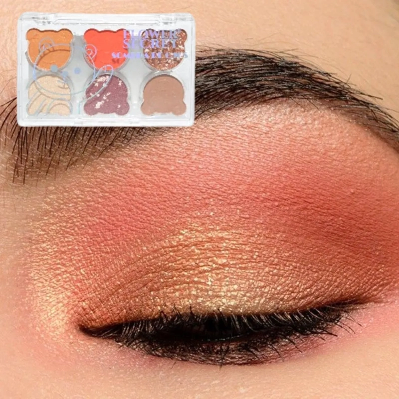 PAQUETE 24 PALETAS SOMBRAS OJOS 6 COLORES ESTE TICA OSITOS MV - 6