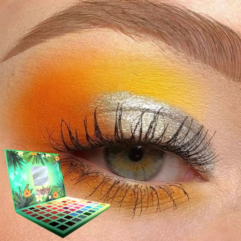 PALETA SOMBRAS 63 COLORES DISEÑO NATURALEZA ARTISTICO MV - 1