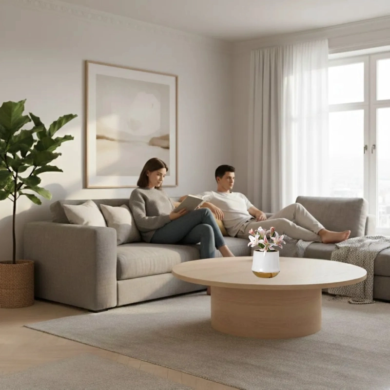 MACETA ELEGANTE DECORATIVA PLANTA INTERIOR OFICINA ALJ - 3