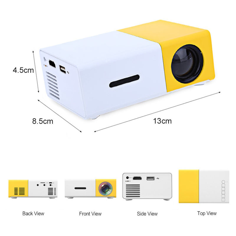 PROYECTOR QVGA (320 X 240) MINI VIDEO PORTATIL LED ALTA DEFINICION RONDON - 6