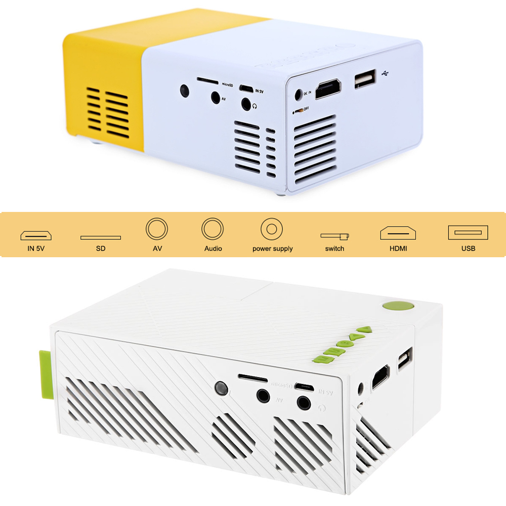 PROYECTOR QVGA (320 X 240) MINI VIDEO PORTATIL LED ALTA DEFINICION RONDON - 7