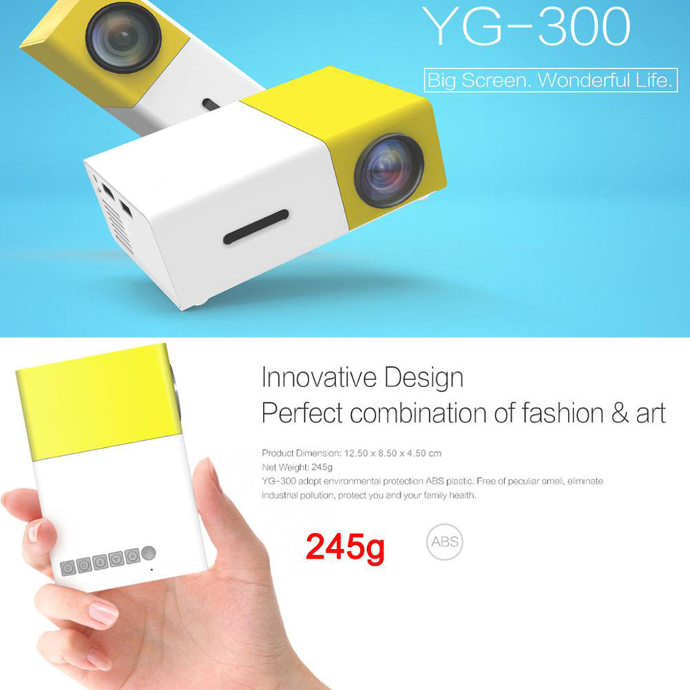 PROYECTOR QVGA (320 X 240) MINI VIDEO PORTATIL LED ALTA DEFINICION RONDON - 8
