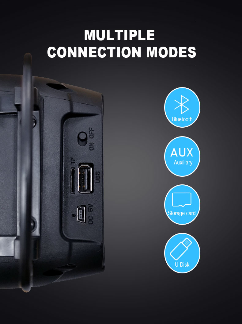 ALTAVOZ BLUETOOTH SUBWOOFER INALAMBRICO SONIDO ENVOLVENTE RONDON - 7