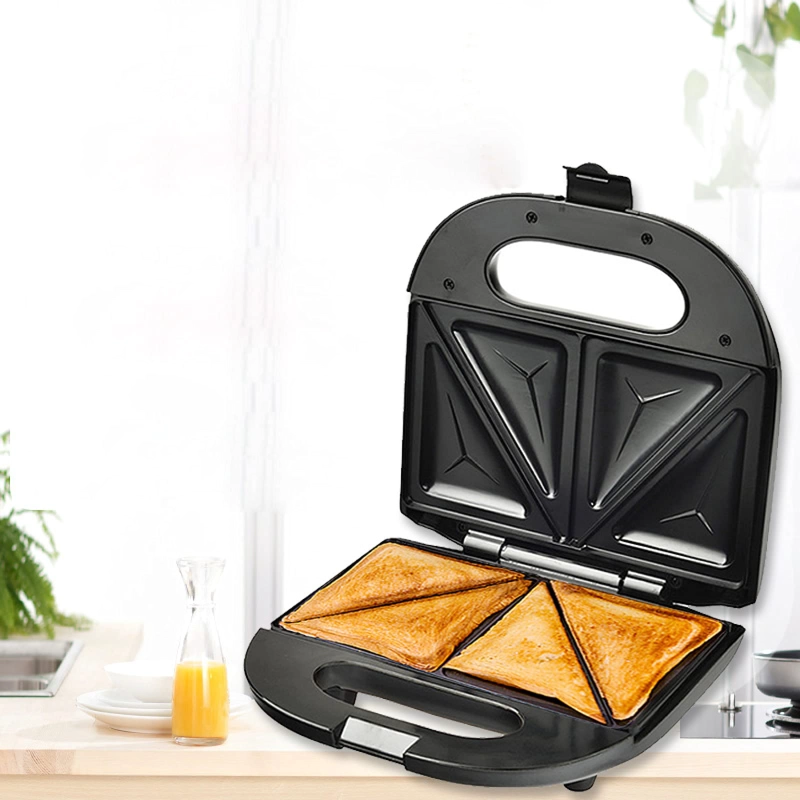 MÁQUINA SANDWICHES TRIANGULARES TOSTADORA PAN RONDON CAPACIDAD 2 - 2