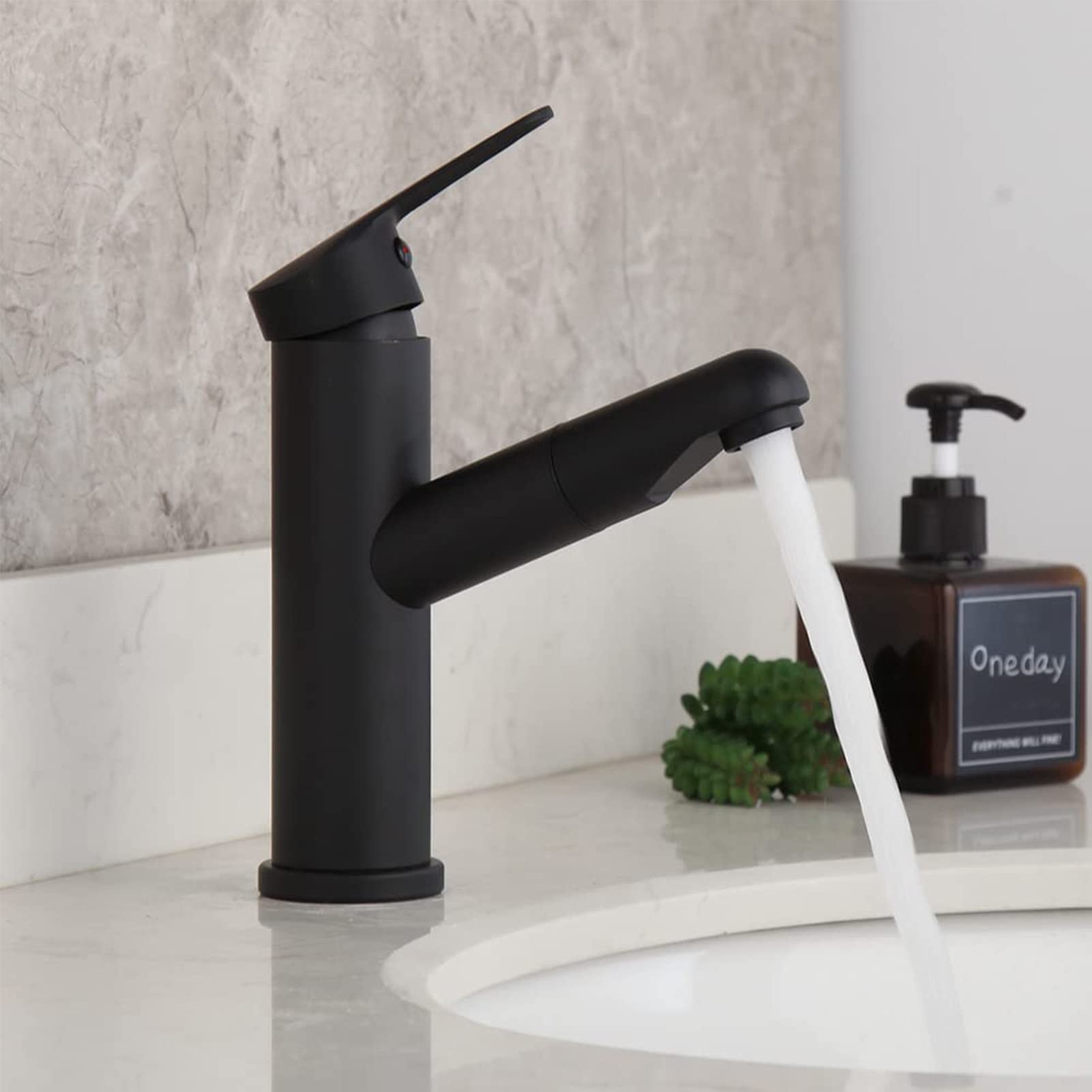 GRIFO LAVABO ROCIADOR EXTRAÍBLE DUCHA MANIJA RONDON - 1