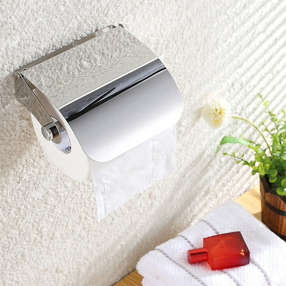 PORTARROLLOS DISPENSADOR PAPEL HIGIENICO BAÑO RONDON - 7