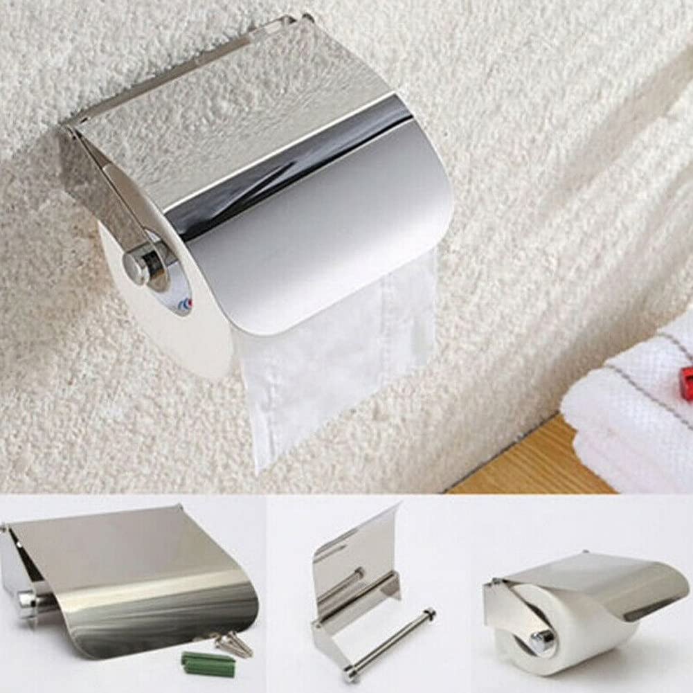 PORTARROLLOS DISPENSADOR PAPEL HIGIENICO BAÑO RONDON - 9
