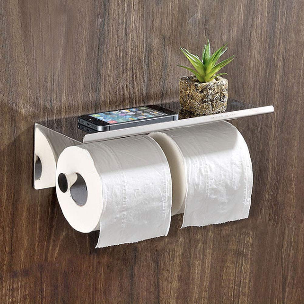 PORTARROLLOS PAPEL HIGIENICO AUTOADHESIVO ESTANTE RONDON - 7
