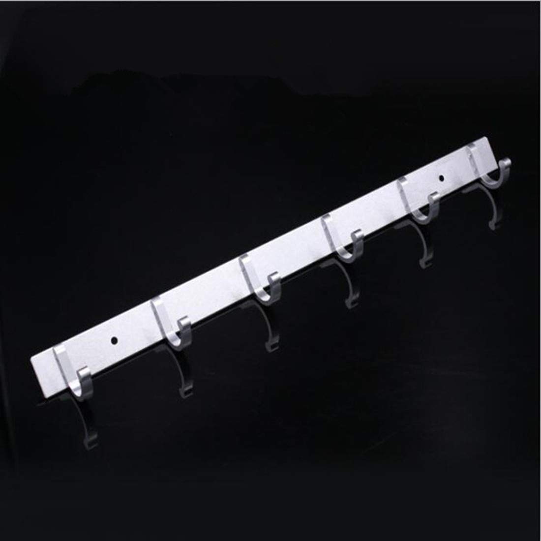 GANCHOS METAL 6 PERCHA PARED ROPA BATA PERCHERO RONDON - 6