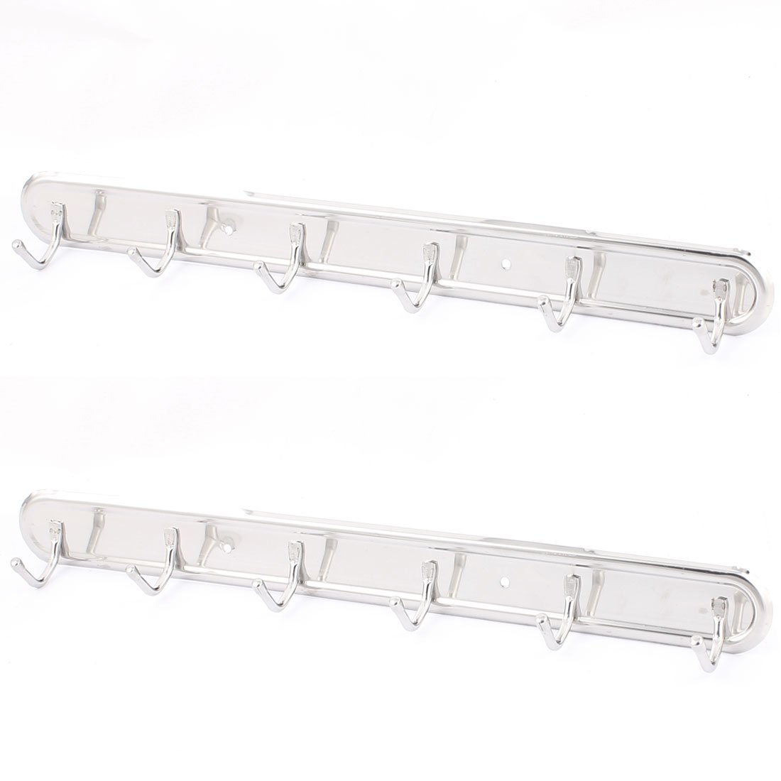 GANCHOS METAL 6 PERCHA PARED ROPA BATA PERCHERO RONDON - 8