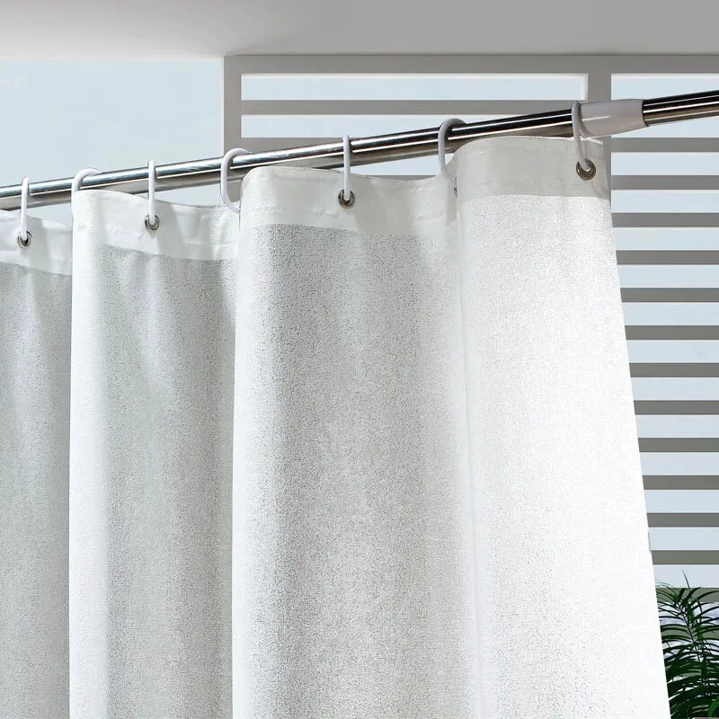 CORTINA DUCHA TRANSPARENTE BAÑO IMPERMEABLE RONDON - 5