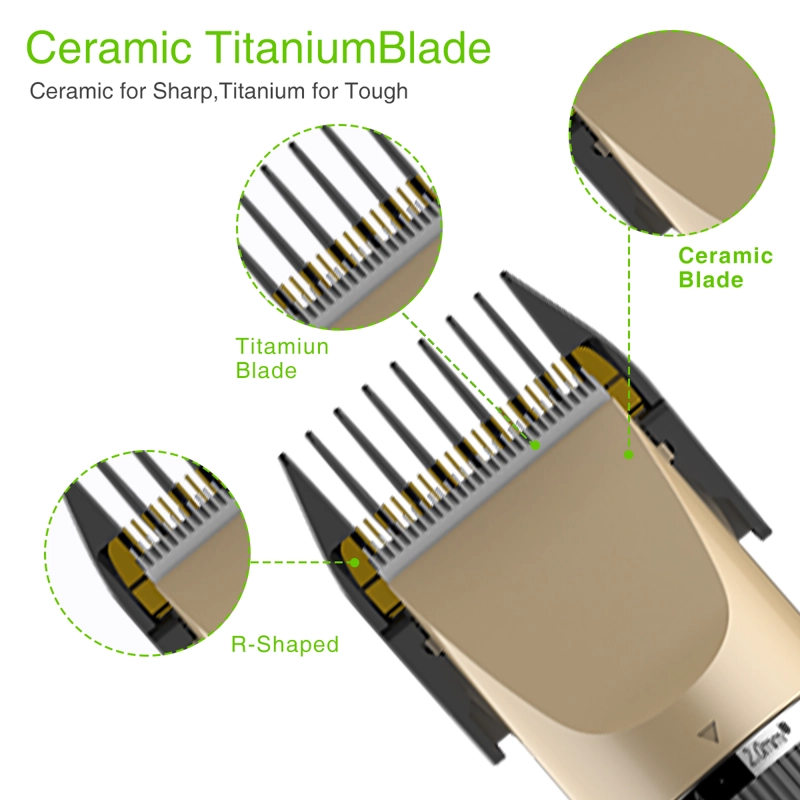 CORTADORA INALÁMBRICO PELO ELÉCTRICO BARBA RECARGABLE RONDON - 3