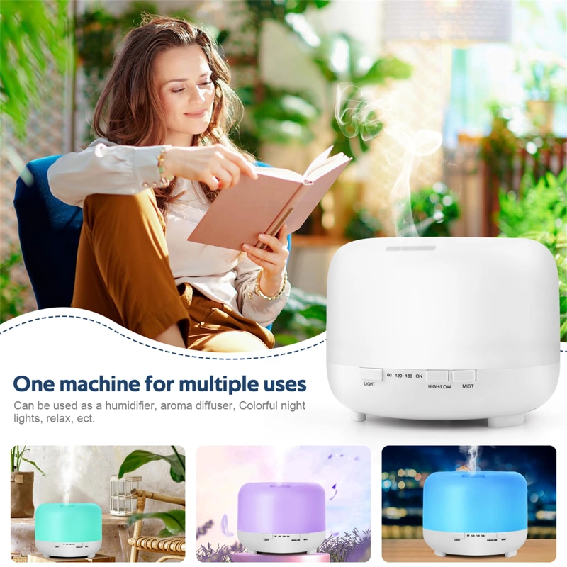 DIFUSOR HUMIDIFICADOR AROMA DIFUSOR ULTRASONICO HOGAR RONDON - 7