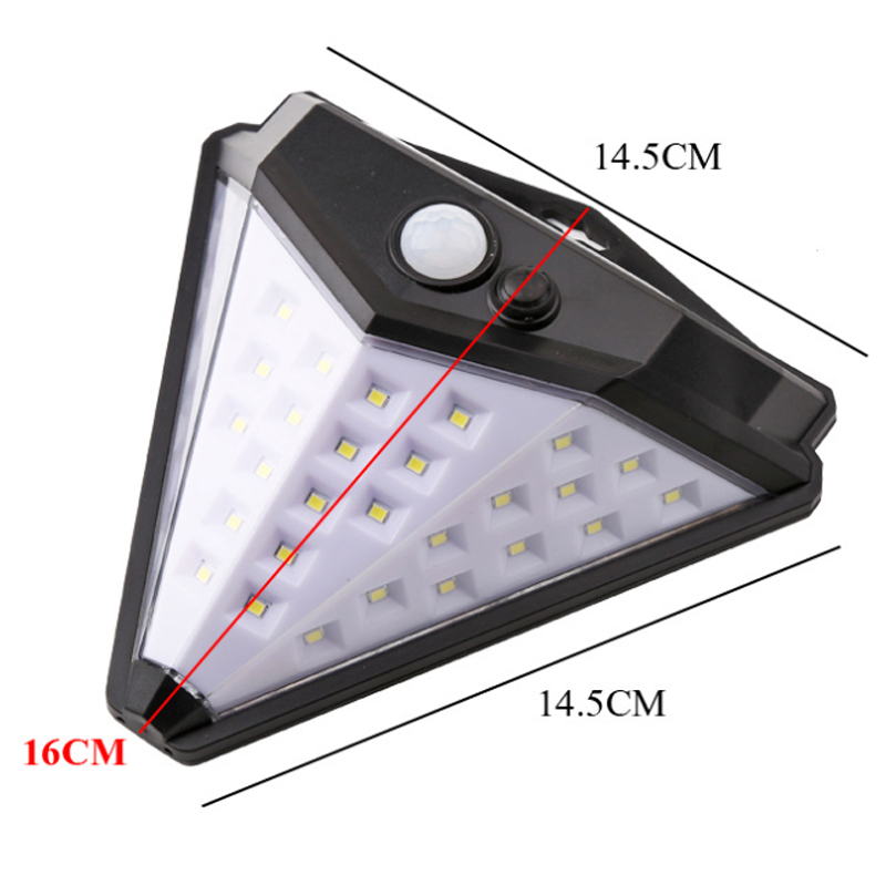 LUZ SOLAR LED SEGURIDAD SENSOR PARED IMPERMEABLE RONDON - 4