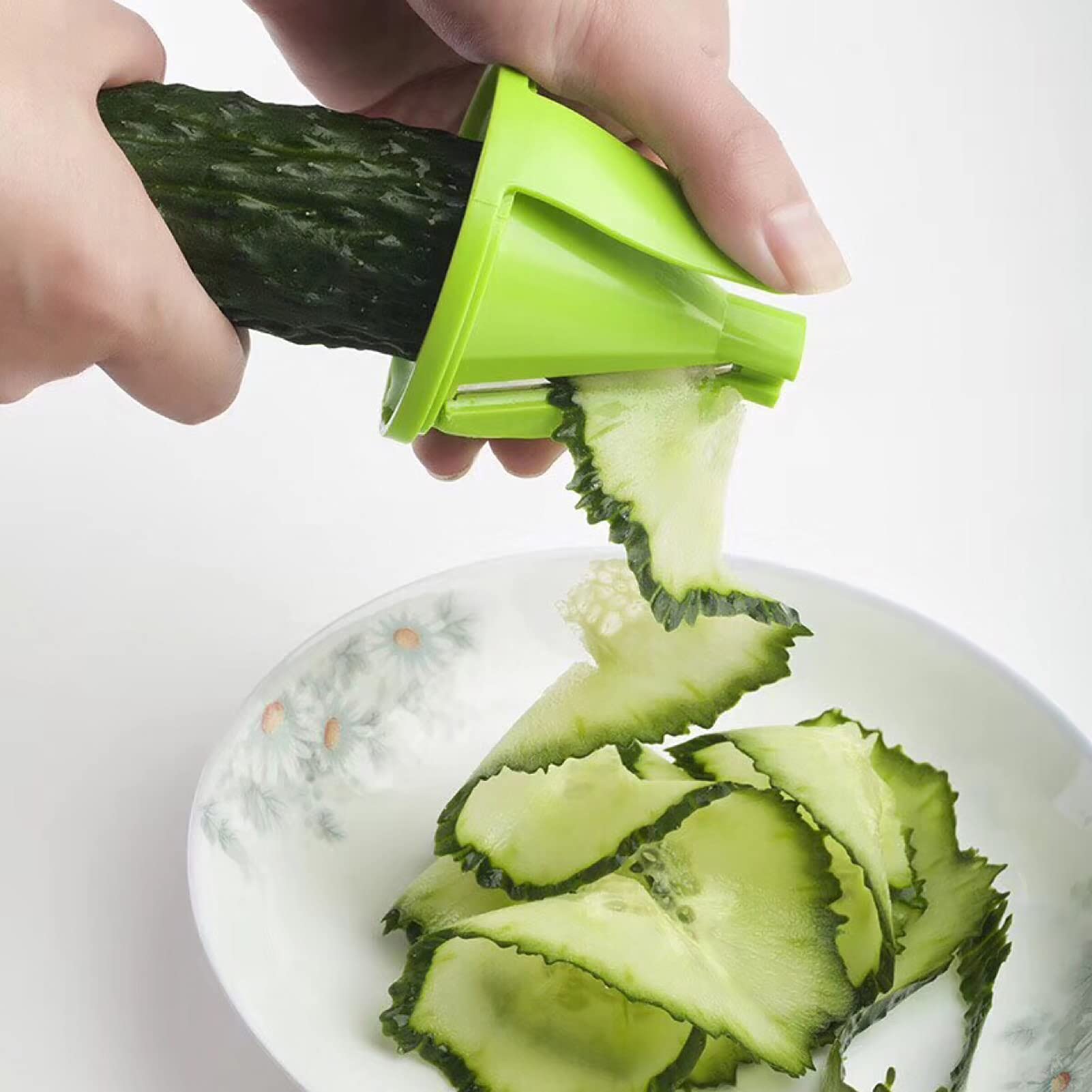 ESPIRALIZADOR VERDURAS MÁQUINA FIDEOS CALABACÍN CORTE RONDON - 6