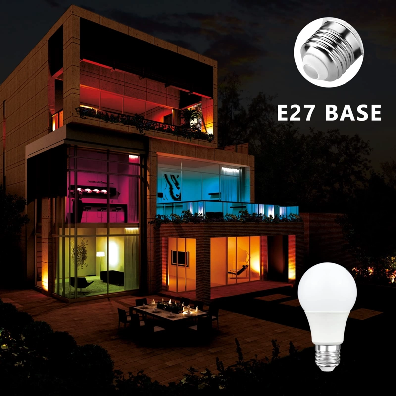 BOMBILLA LED RGBW COLOR REGULABLE CALIDA FIESTA RONDON - 2