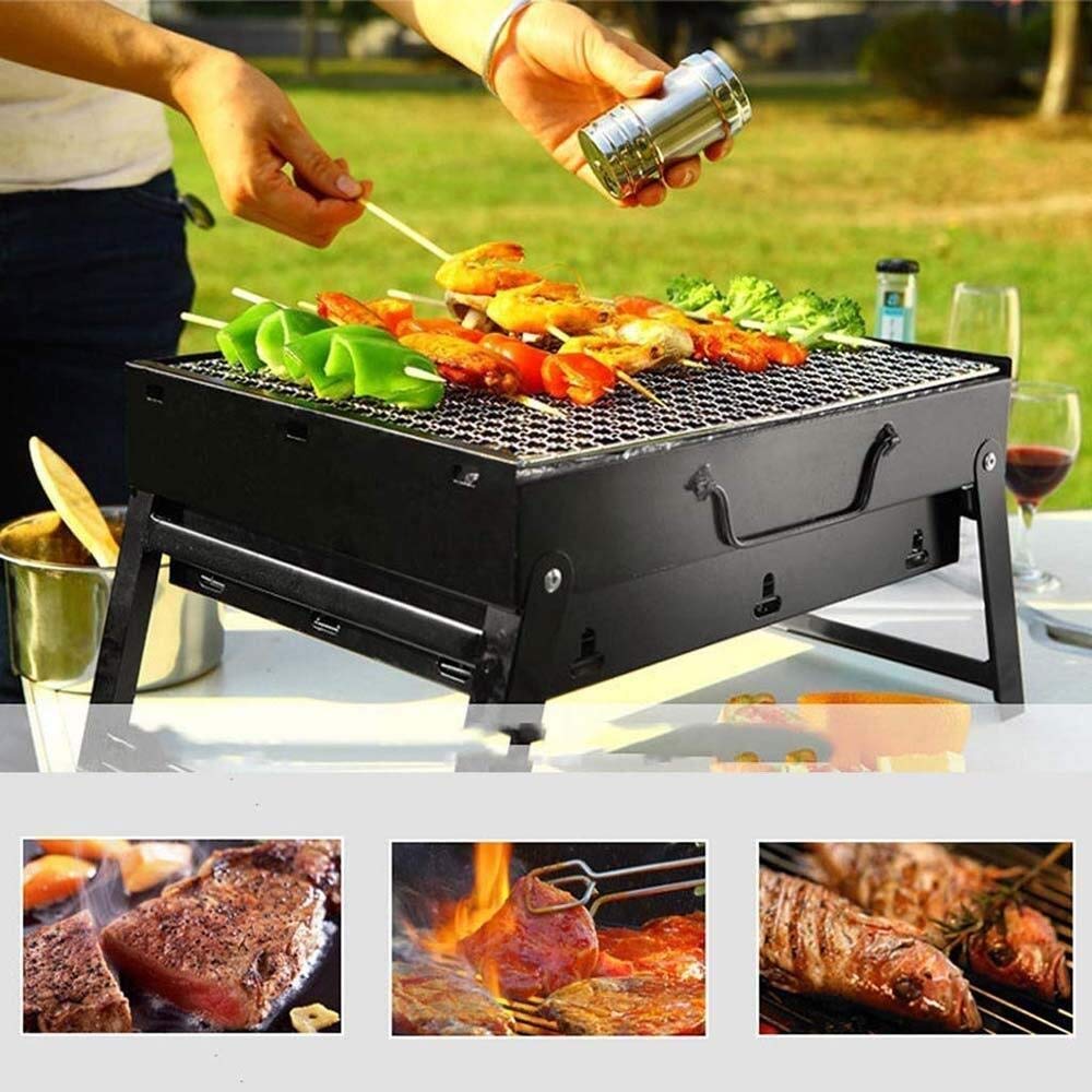 PARRILLERA BARBACOA ESTUFA PORTÁTIL CARBÓN CAMPING RONDON - 6