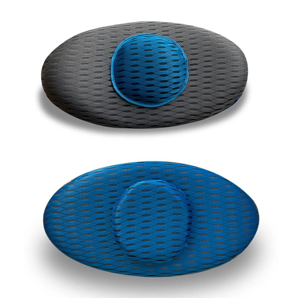 ALMOHADA LUMBAR APOYO ESPALDA DISEÑO ERGONOMICO RONDON MULTICOLOR - 2