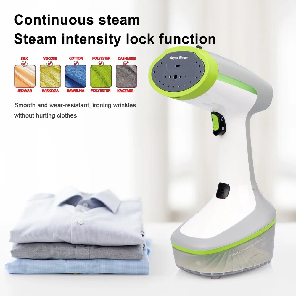 PLANCHA VAPOR ROPA MANO HOGAR PORTÁTIL VERTICAL RONDON 1500W - 4