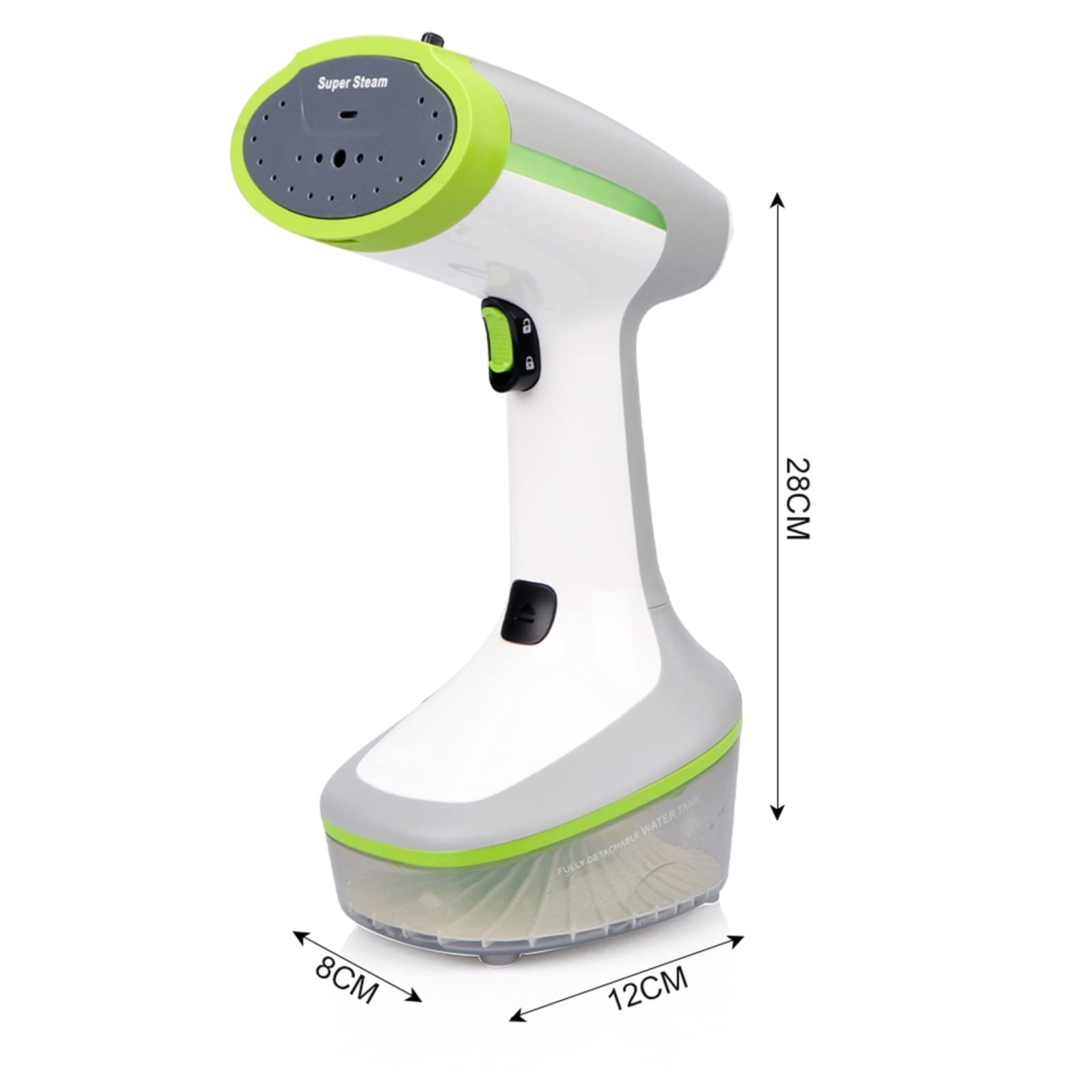 PLANCHA VAPOR ROPA MANO HOGAR PORTÁTIL VERTICAL RONDON 1500W - 5