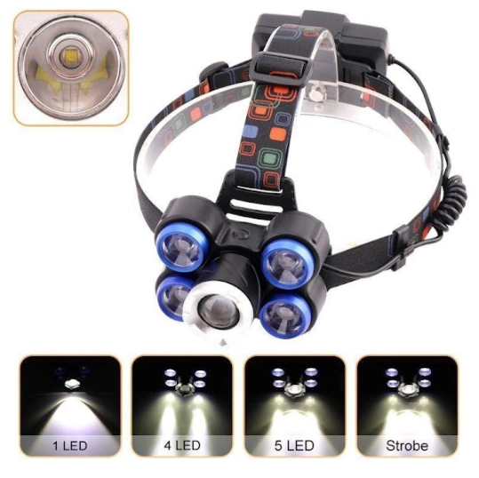 LINTERNA MULTI FOCO ENFOCABLE AJUSTABLE ZOOM LUZ RONDON - 2