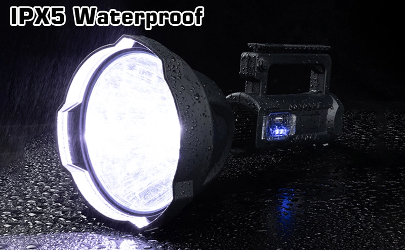 LINTERNA RECARGABLE MANO LED PORTÁTIL IMPERMEABLE RONDON - 2