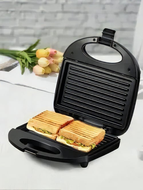 SANDWICHERA ELÉCTRICA DESAYUNO REBANADAS COCINA RONDON CAPACIDAD 2 - 2