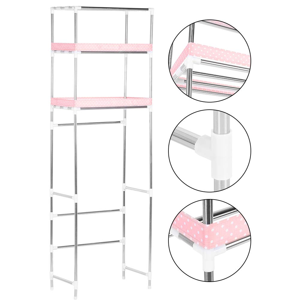 ESTANTE INODORO LAVADORA BAÑO ORGANIZADOR SOPORTE RONDON - 2