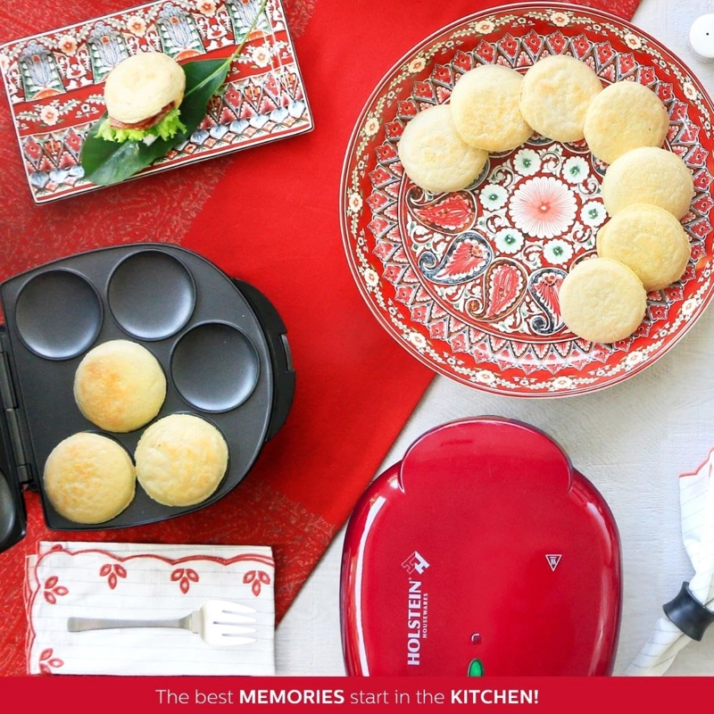MÁQUINA MULTI ALIMENTOS AREPAS CUP CAKE ANTIADHERENTE RONDON CAPACIDAD 6 - 3