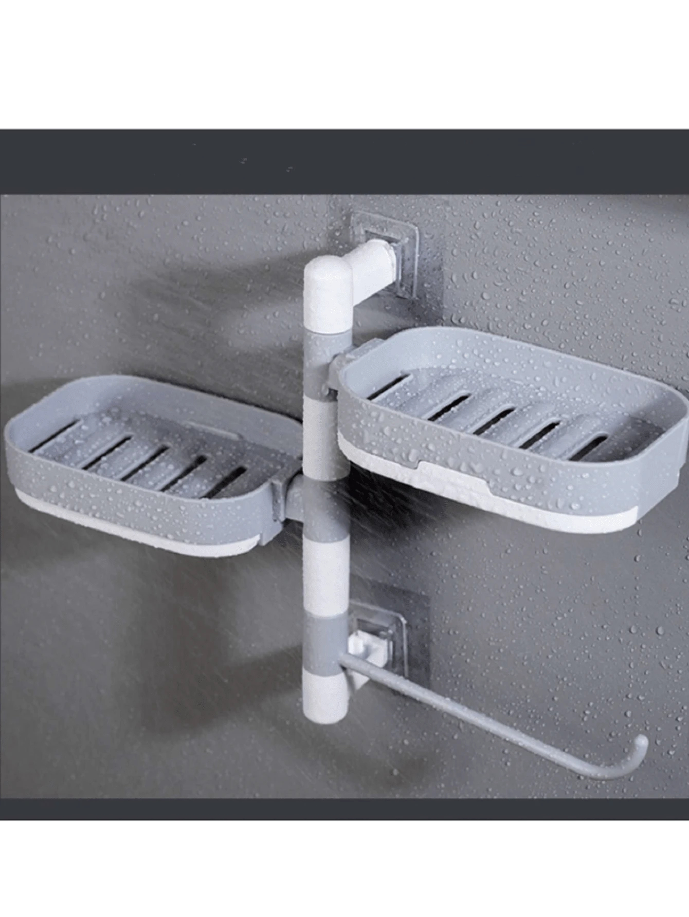 ESTANTE JABÓN PARED MULTIUSO BANDEJA BAÑO JABONERA RONDON - 2