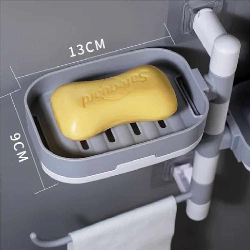 ESTANTE JABÓN PARED MULTIUSO BANDEJA BAÑO JABONERA RONDON - 7