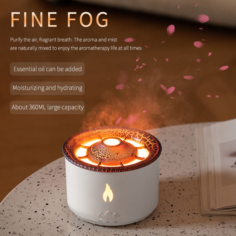 HUMIDIFICADOR AIRE ULTRASÓNICO USB DIFUSOR AROMA RONDON - 2