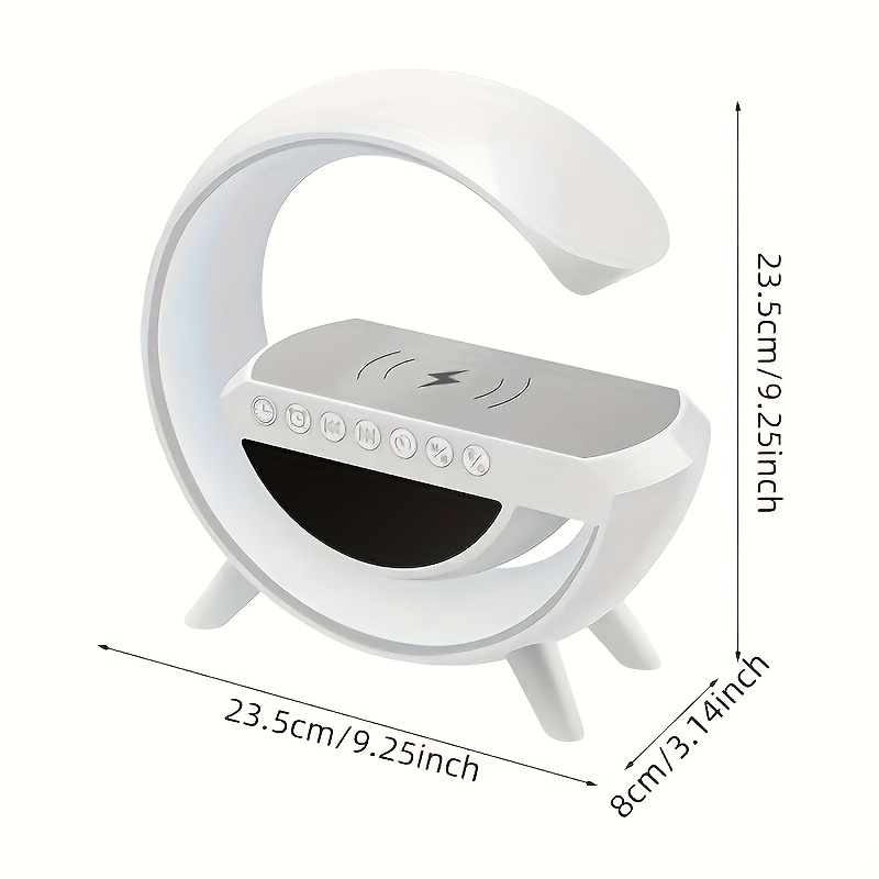 ALTAVOZ BLUETOOTH RELOJ DIGITAL LED ALTAVOCES HOGAR RONDON - 1