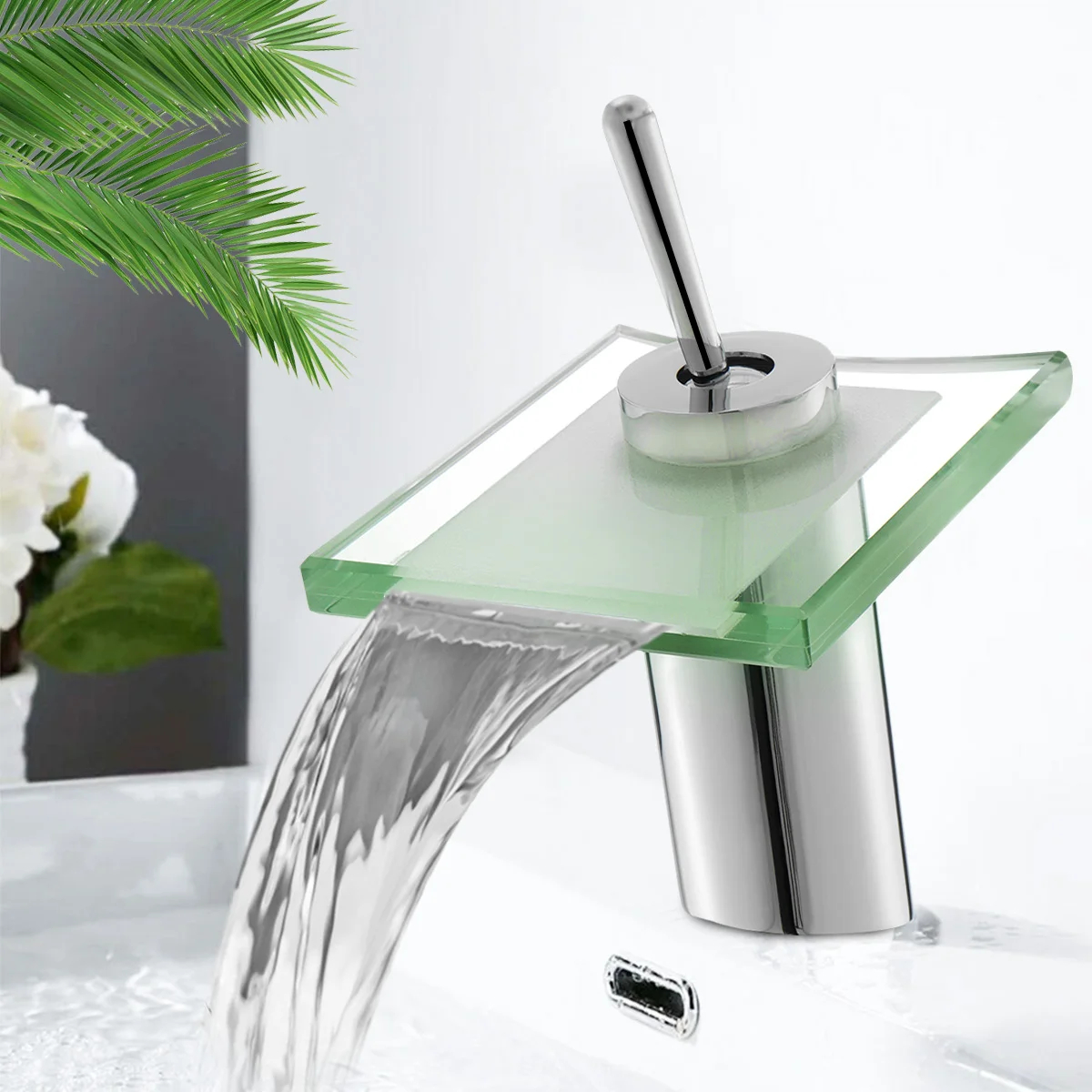 LLAVE MEZCLADORA MONOMANDO LAVABO BAÑO CARCASA RONDON - 3