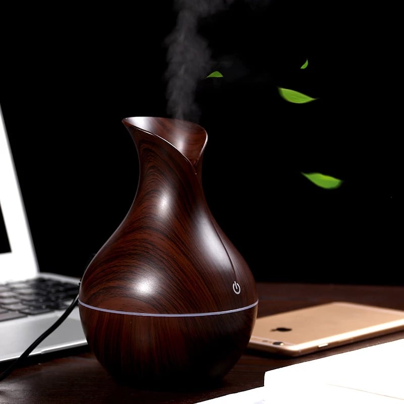 DIFUSOR AROMA HUMIDIFICADOR AROMATERAPIA COLORES LED RONDON - 5