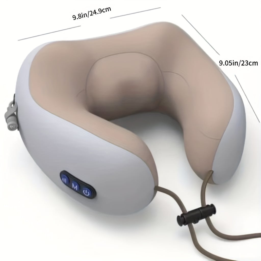MASAJEADOR CUELLO ALMOHADA VIAJE DOLOR CERVICAL U RONDON - 5
