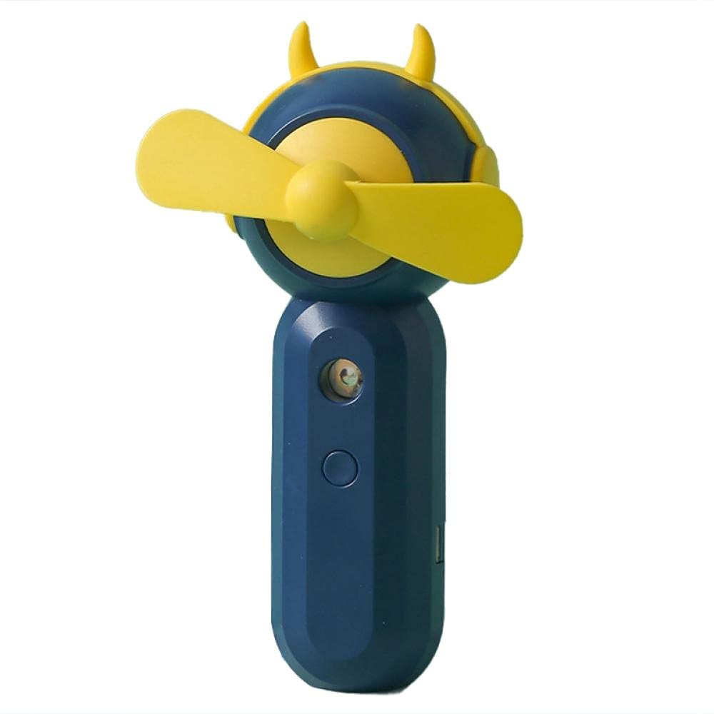 VENTILADOR PEQUEÑO VERANO VENTILACION AIRE RECARGABLE RONDON - 5