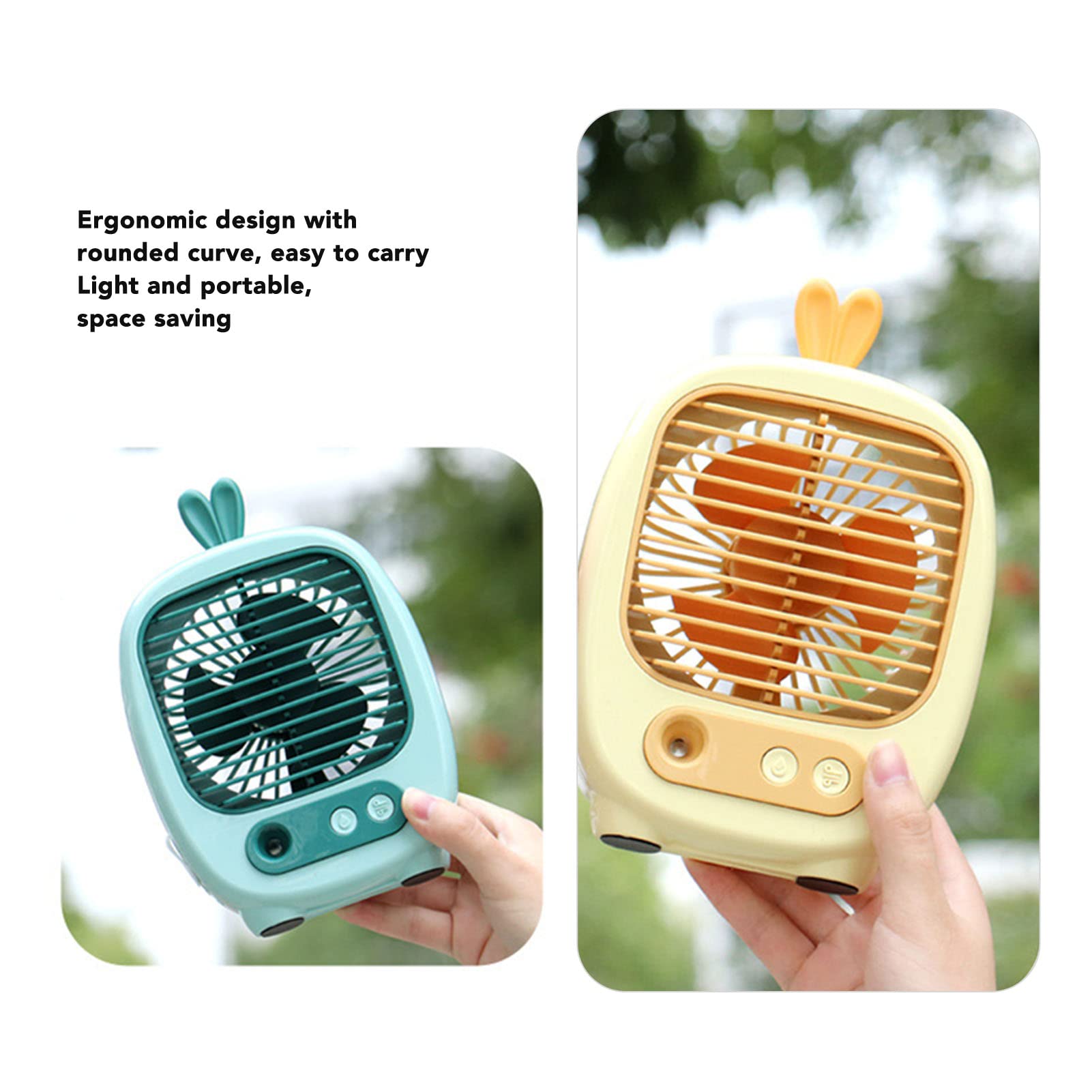VENTILADOR ESCRITORIO MINI USB ENFRIAMIENTO HOGAR RONDON - 1