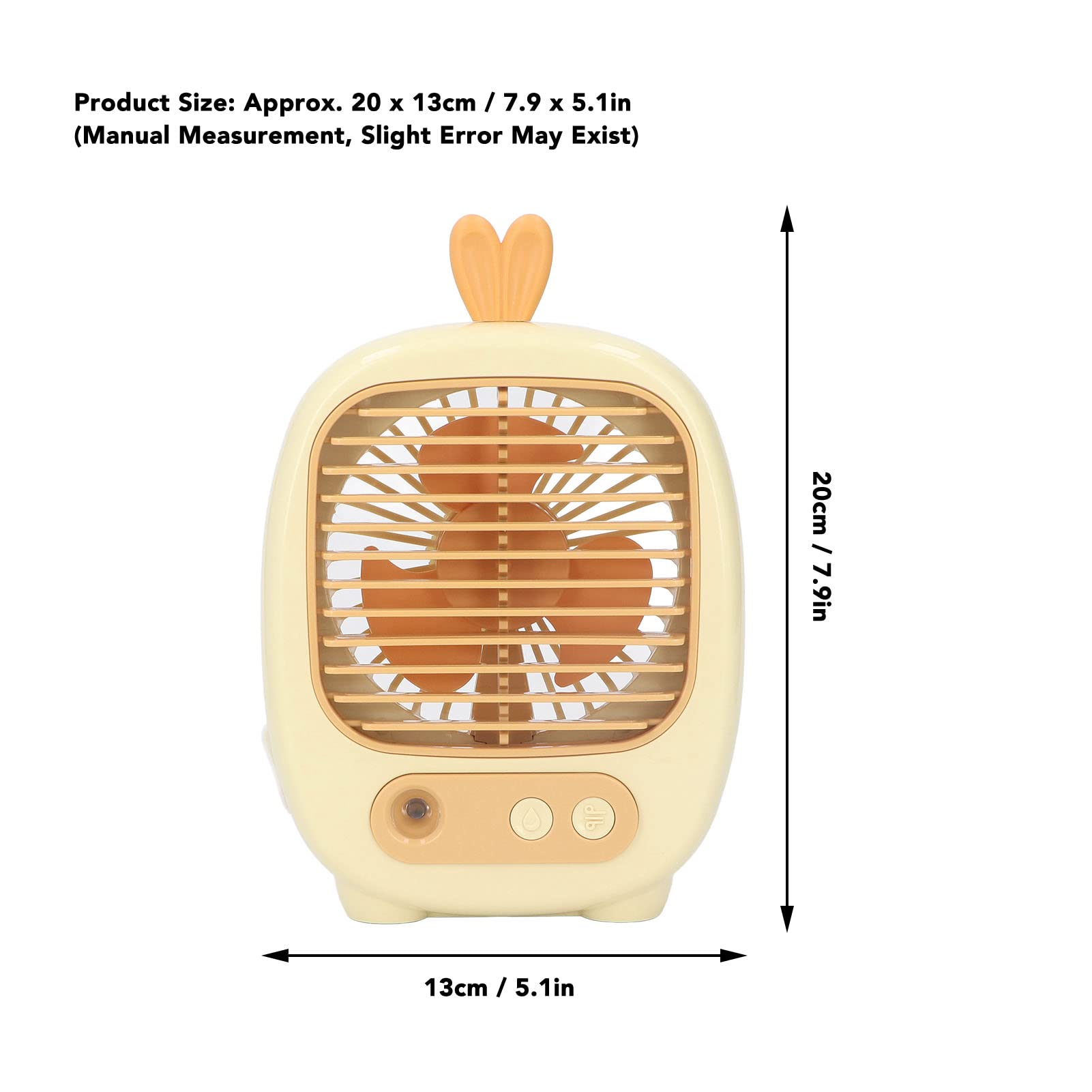 VENTILADOR ESCRITORIO MINI USB ENFRIAMIENTO HOGAR RONDON - 2