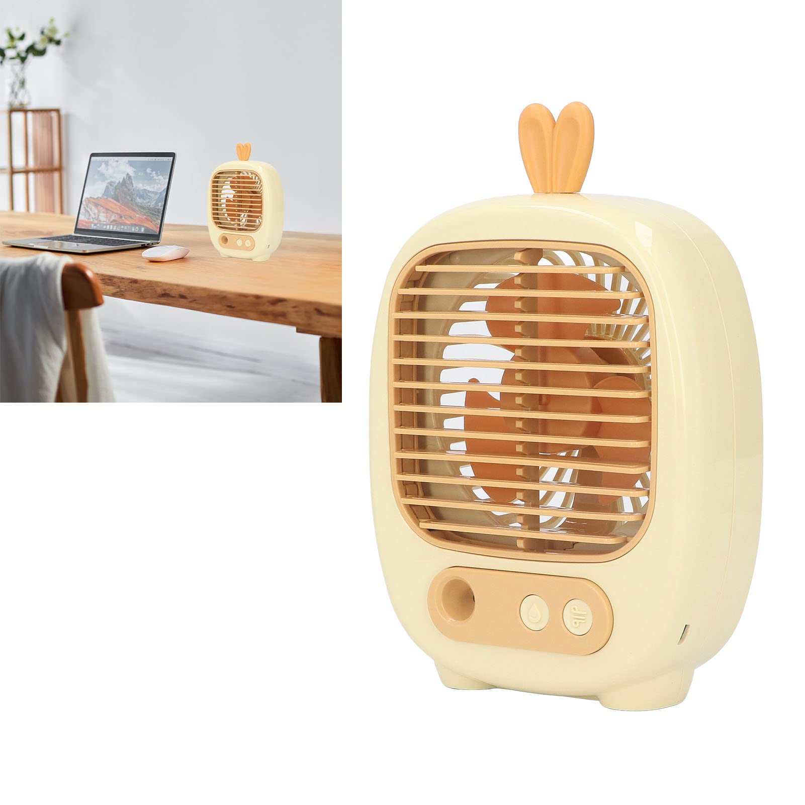 VENTILADOR ESCRITORIO MINI USB ENFRIAMIENTO HOGAR RONDON - 8