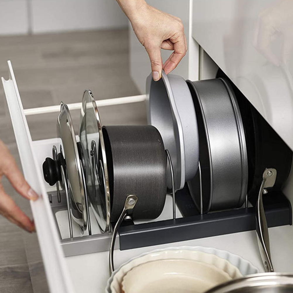 ESTANTE SECAR TAPAS ORGANIZADOR OLLAS SARTENES COCINA RONDON - 7