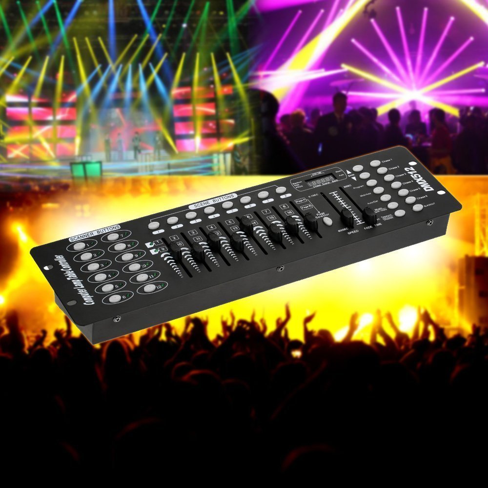 CONTROLADOR LUZ DJ ESCENARIO ILUMINACIÓN LED FIESTA RONDON - 2