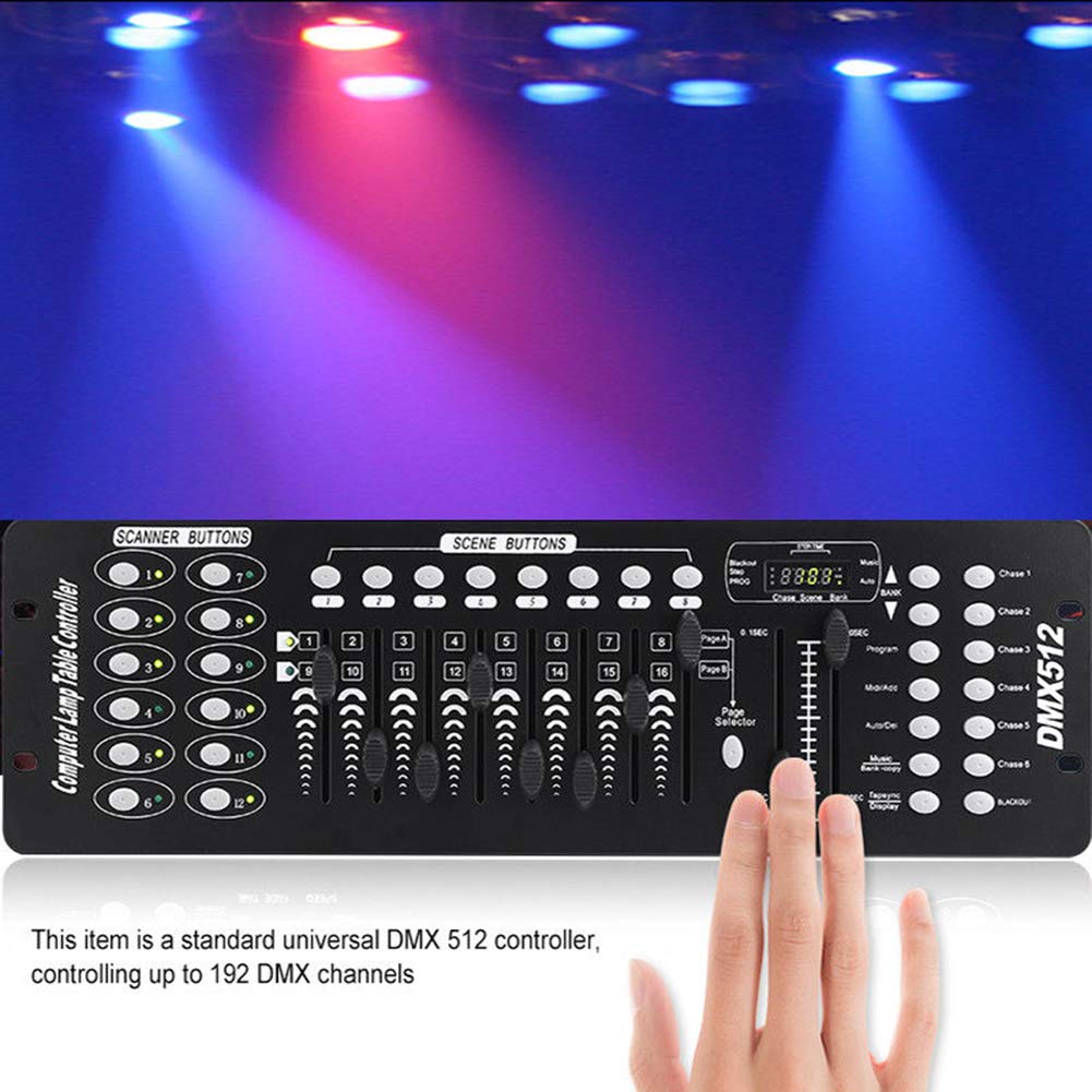 CONTROLADOR LUZ DJ ESCENARIO ILUMINACIÓN LED FIESTA RONDON - 3