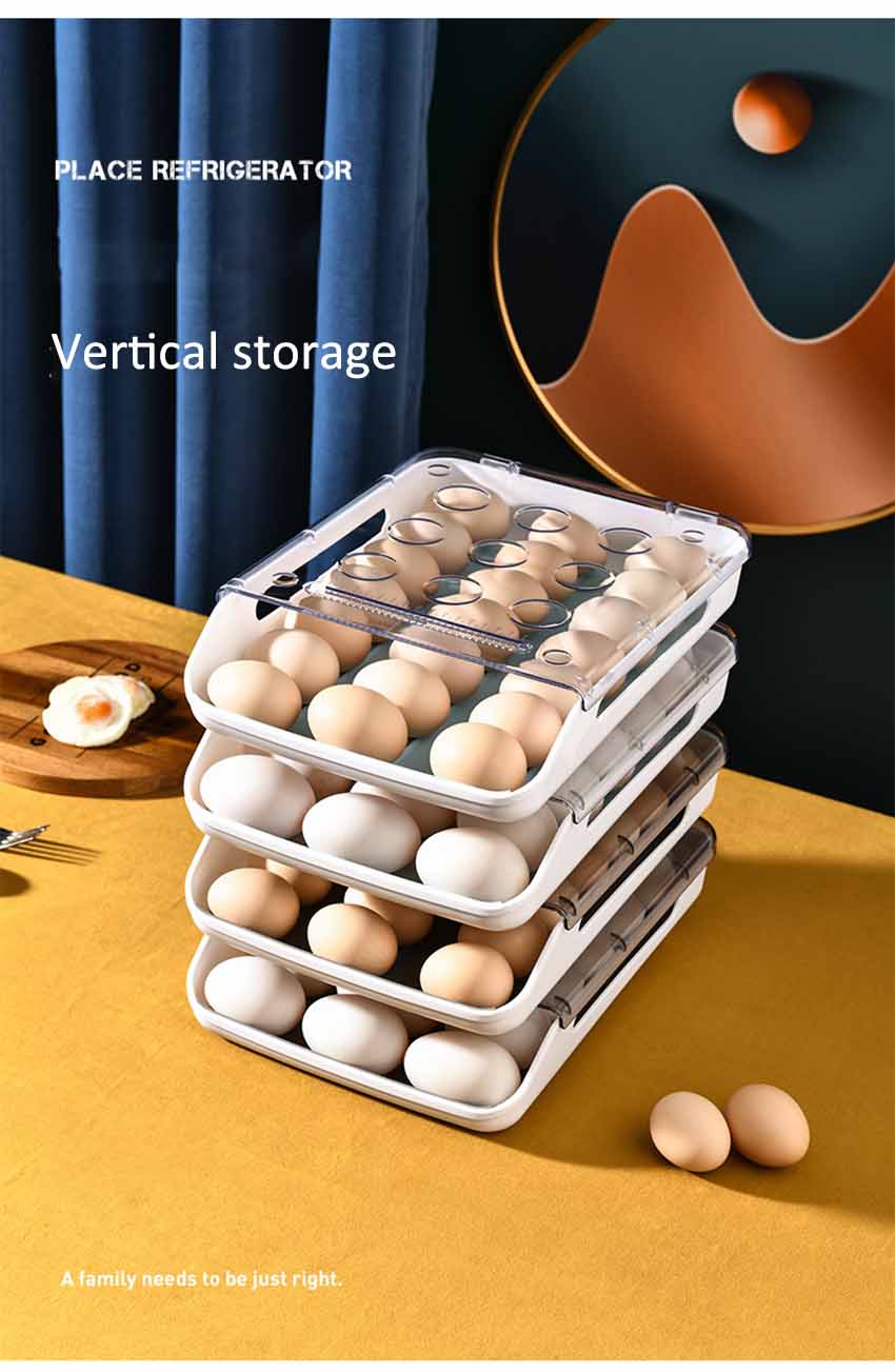 SOPORTE HUEVOS REFRIGERADOR ALMACENAMIENTO COCINA RONDON - 1