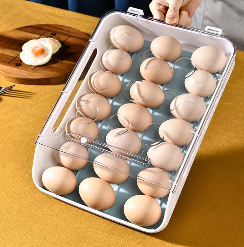 SOPORTE HUEVOS REFRIGERADOR ALMACENAMIENTO COCINA RONDON - 2