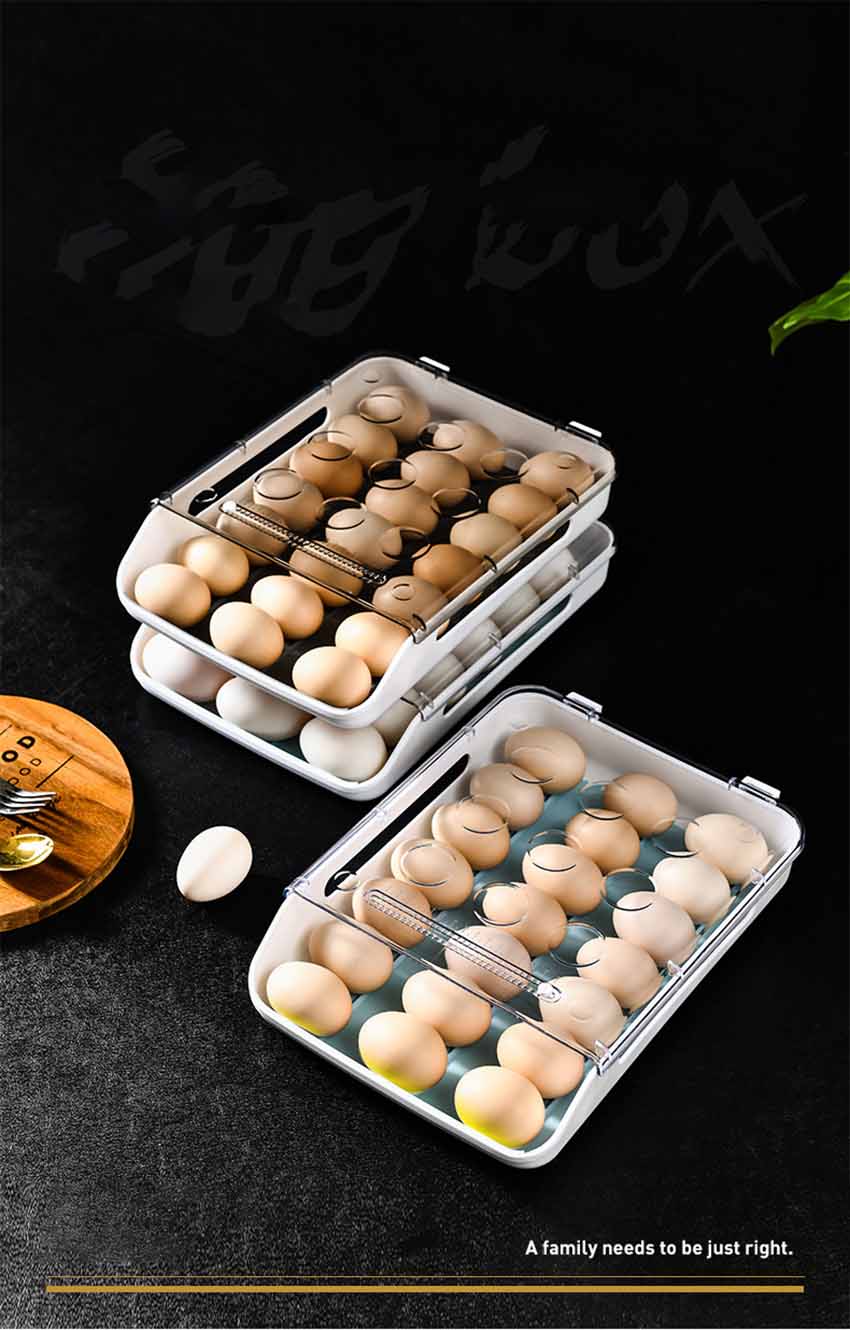 SOPORTE HUEVOS REFRIGERADOR ALMACENAMIENTO COCINA RONDON - 6