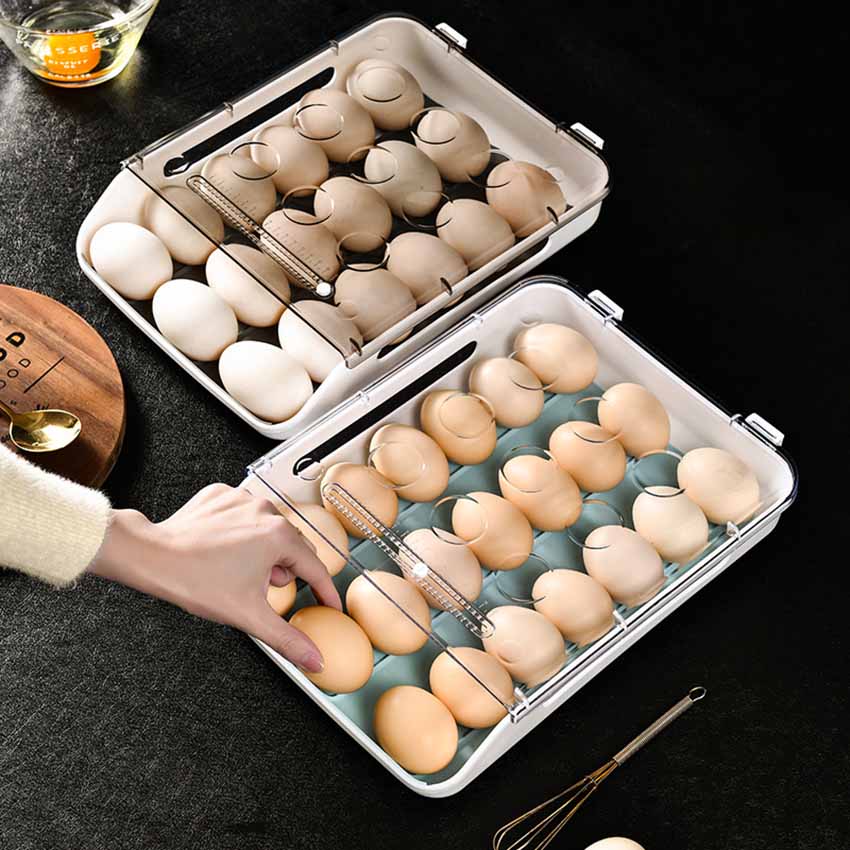 SOPORTE HUEVOS REFRIGERADOR ALMACENAMIENTO COCINA RONDON - 7