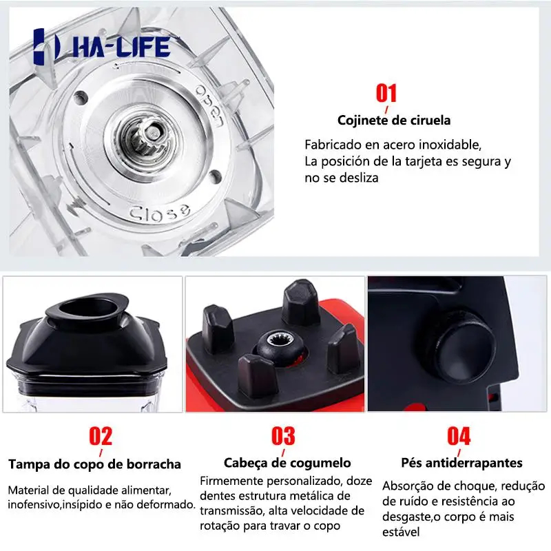 LICUADORA PROFESIONAL VELOCIDAD PERSONAL BATIDOS RONDON - 1
