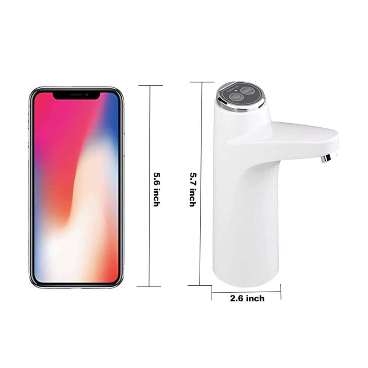 DISPENSADOR AGUA INTELIGENTE USB PORTÁTIL BOMBEO RONDON - 4