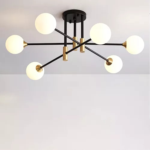 LÁMPARA COLGANTE TECHO CANDELABRO LED AJUSTABLE RONDON - 6